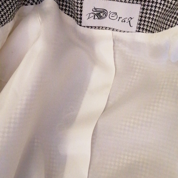 D"Oraz vintage houndstooth blazer ,Size 8 - Picture 11 of 11